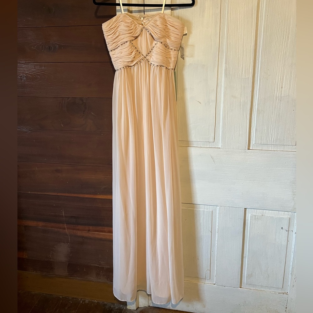 NWT formal strapless dress